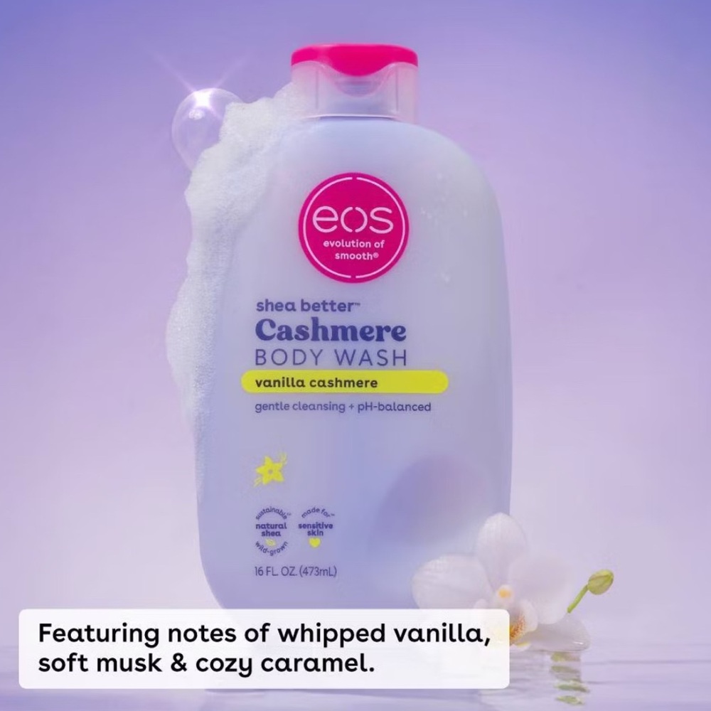 eos Shea Better Cashmere Body Wash - Vanilla cashmere